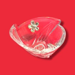 Coppa svuota tasche vetro elica  harmony 12x7 cm