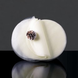 Tulle tondo avorio 20 cm