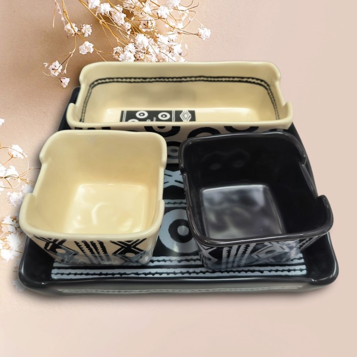 Chips Antipastiera Quadrata 20x20 Cm Habanero Porcellana…