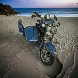 Modellino moto harley devison