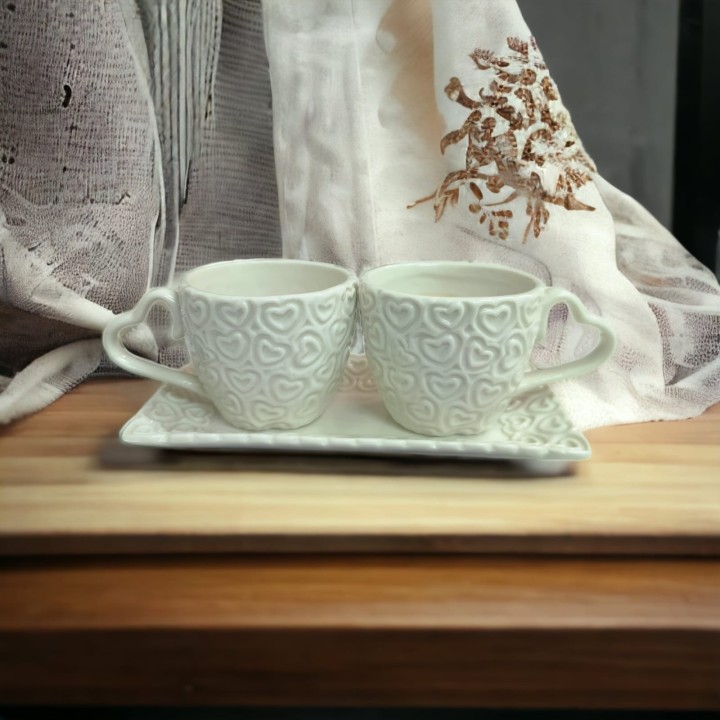 set due tazze Tet a tet millecuori 18x8 cm ilary queen |…