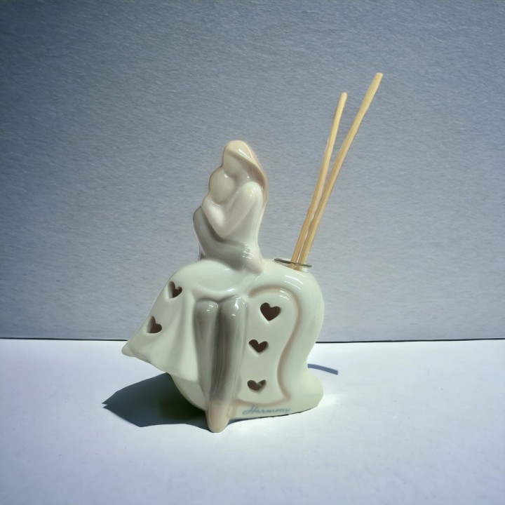 Profumatore coppia porcellana harmony 9x13 cm | CarinCasa