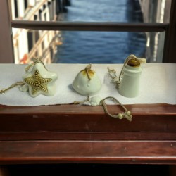 Ciondolo marino pezzo singolo campane 4 assortiti 8 cm