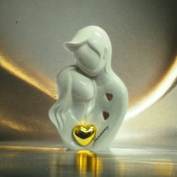 Profumatore cuore oro harmony 10x16 cm