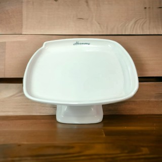 Alzata con piede porcellana harmony 9x17 cm | CarinCasa