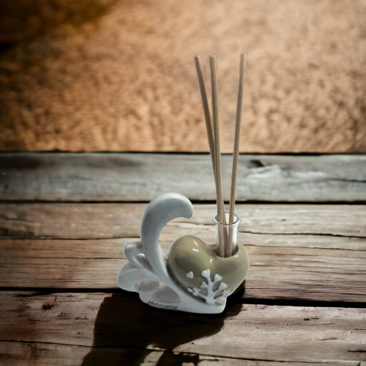 Diffusore cuore cresima 8,5x 10 cm | CarinCasa