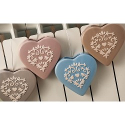 Umidificatore per termosifone in ceramica a forma di cuore