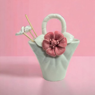 Profumatore sant'etienne borsetta con fiore 10,5x14 cm |…