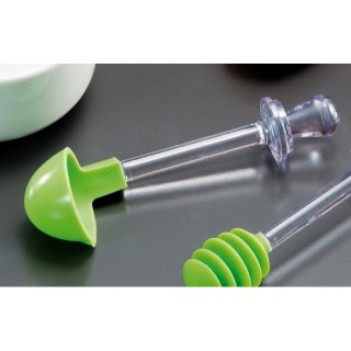 Cucchiaino da assaggio in silicone con manico in plastica…