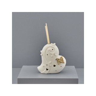 Profumatore led cuore con farfalla con scatola | CarinCasa