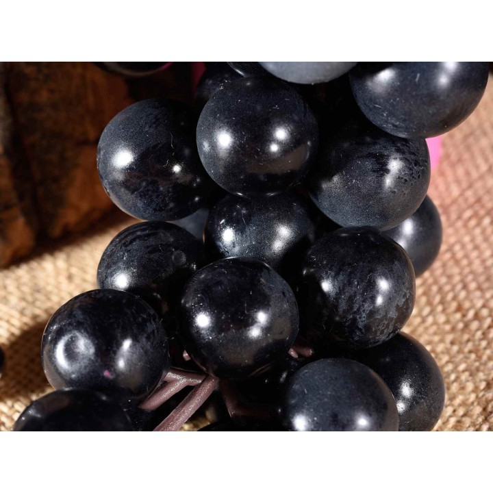 Grappolo di uva nera decorativa artificiale Misure: cm 18 H…