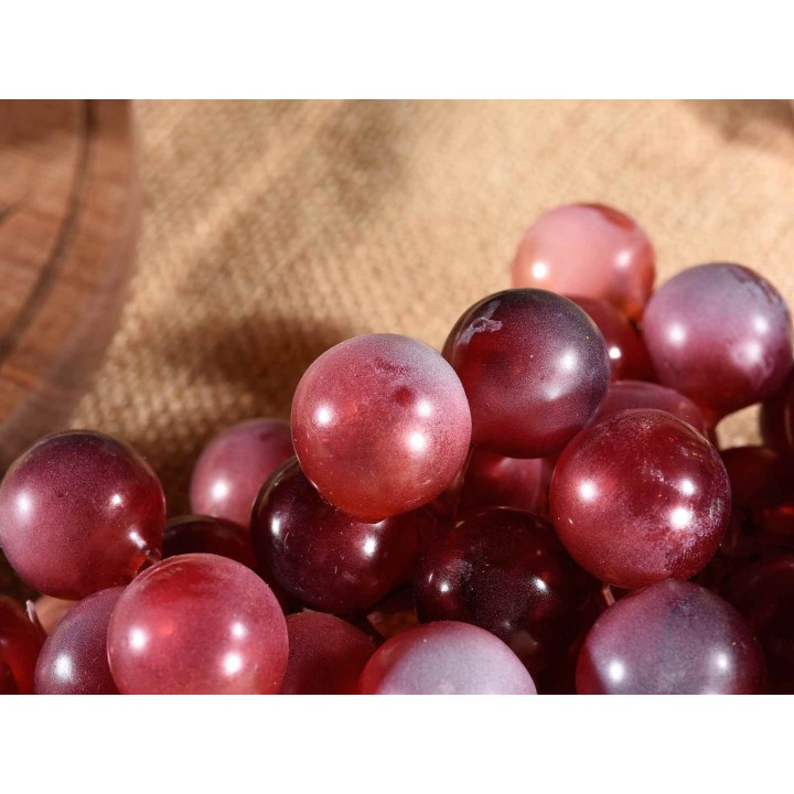 Grappolo di uva rossa decorativa artificiale 25 cm |…