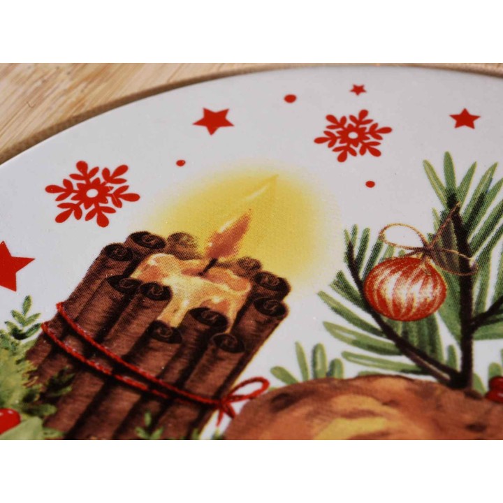 Set tagliere casetta bamboo e ceramica "Delizie" con…