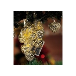 Catena luminosa con 20 LED a pila