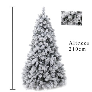 Albero di natale innevato 210 cm - 2,10 metri | CarinCasa