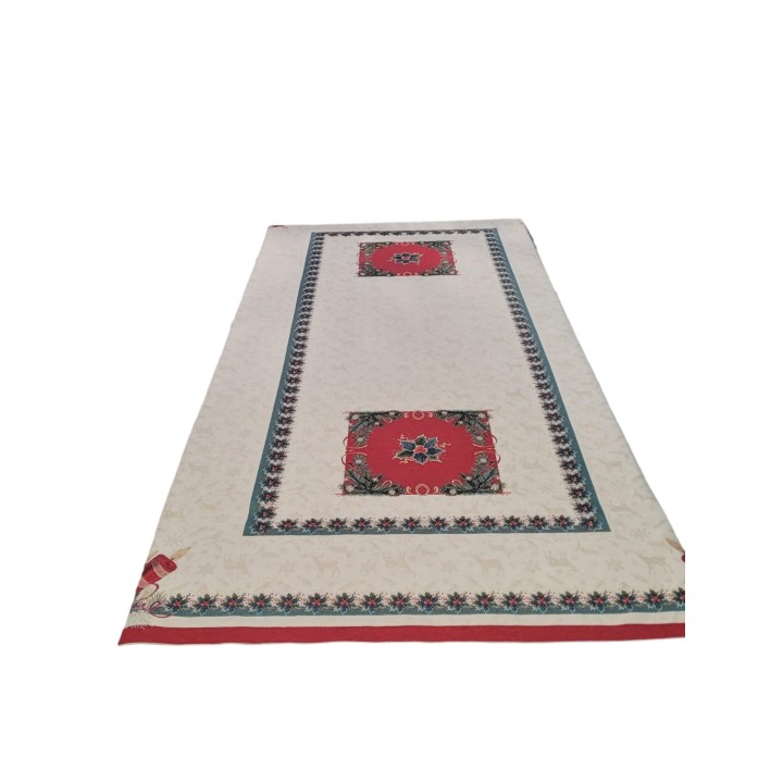 TOVAGLIA VISCHIO NATALE 140X240 GOBELIN | CarinCasa