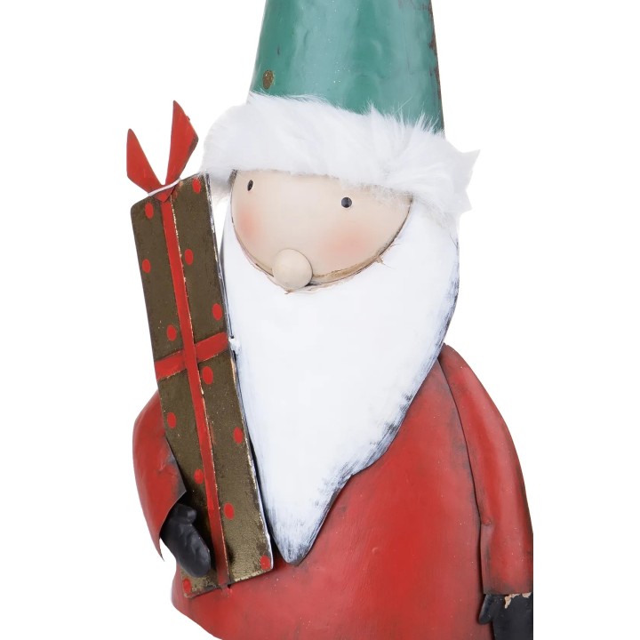 Babbo natale con dono 63 cm | CarinCasa