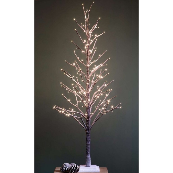 Albero Luminoso Faggio 120 cm con 96 led interno marrone |…