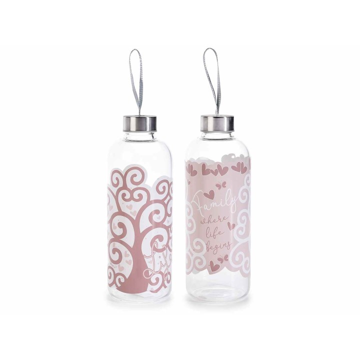 Ecobottiglia 1Lt vetro "Albero della Vita" 8,5x23,5 cm |…