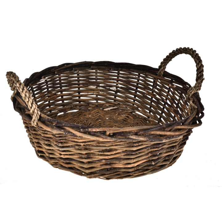 Cesto rotondo Willow d.35x13 cm Bianchi Dino | CarinCasa