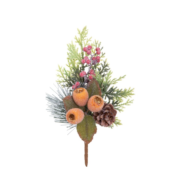 Ramo pino sugar fruits 30 cm | CarinCasa