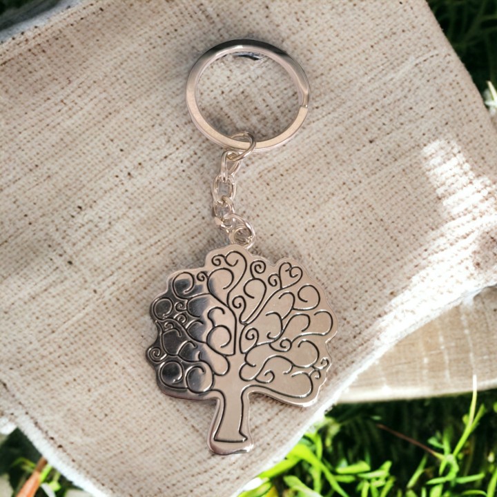 Portachiavi albero della vita in metallo 5x10 cm | CarinCasa