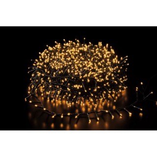 Catena luminosa con 1000 minilucciole LED oro