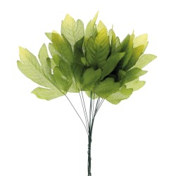 Foglia Margherita verde 6,5 cm ( con stelo 15 cm ) pezzo singolo