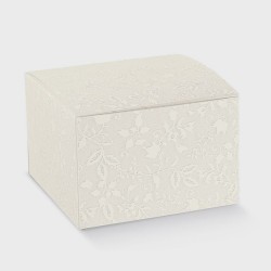 Scatola pieghevole harmony bianca 120X120X80 mm - 12x12x8 cm