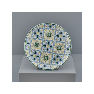 Retro' piattino tondo 21x21x2.3 CM melograno | CarinCasa