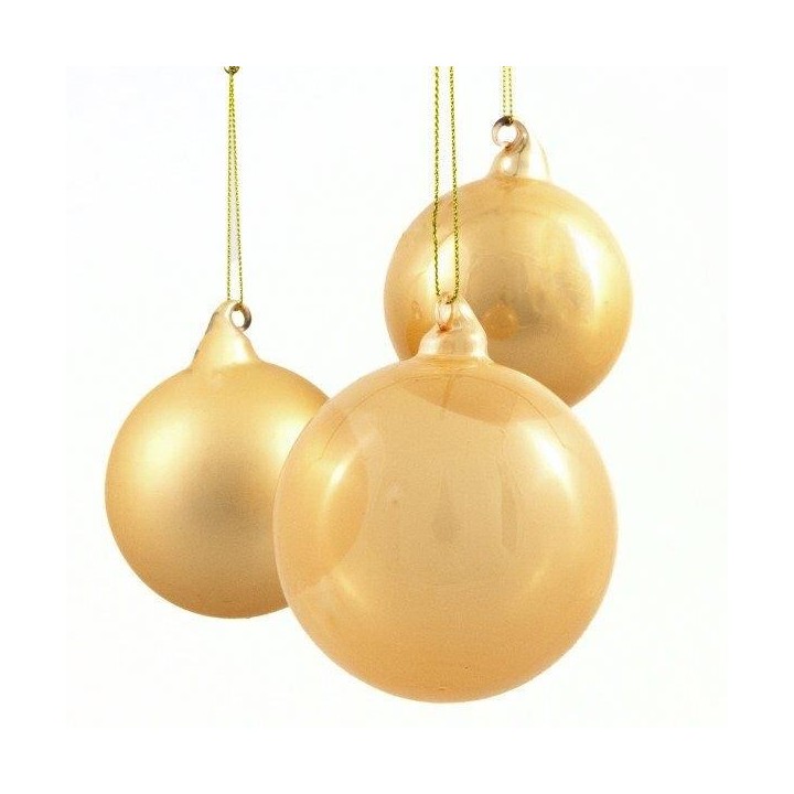 PALLA VETRO CM.8 ORO | CarinCasa