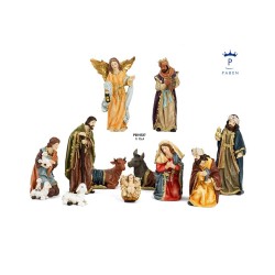 Set 11 Statuine presepe 15,4 cm
