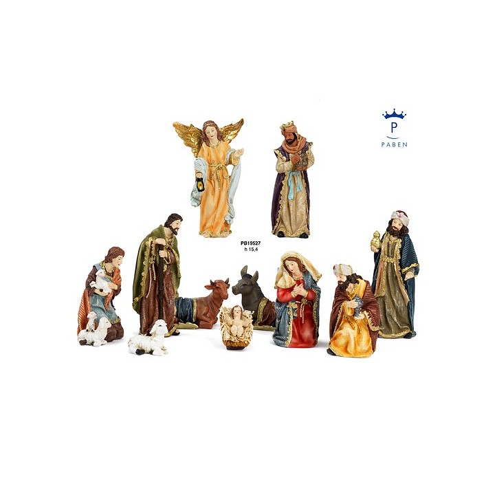 Set 11 Statuine presepe 15,4 cm | CarinCasa