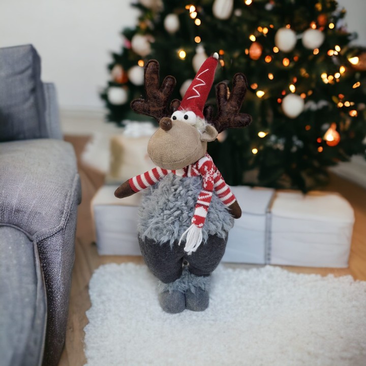Decorazione natalizia renna 29x16x47 cm | CarinCasa
