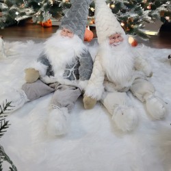 Babbo natale tessuto 63 cm misto nei colori