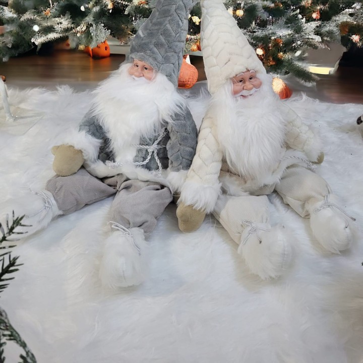 Babbo natale tessuto 63 cm misto nei colori | CarinCasa