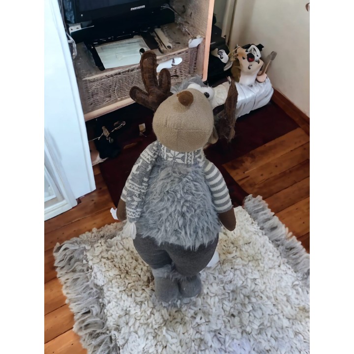 Renna tessuto 34x19x66 cm | CarinCasa