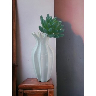Vaso porcellana bianco 20 cm | CarinCasa