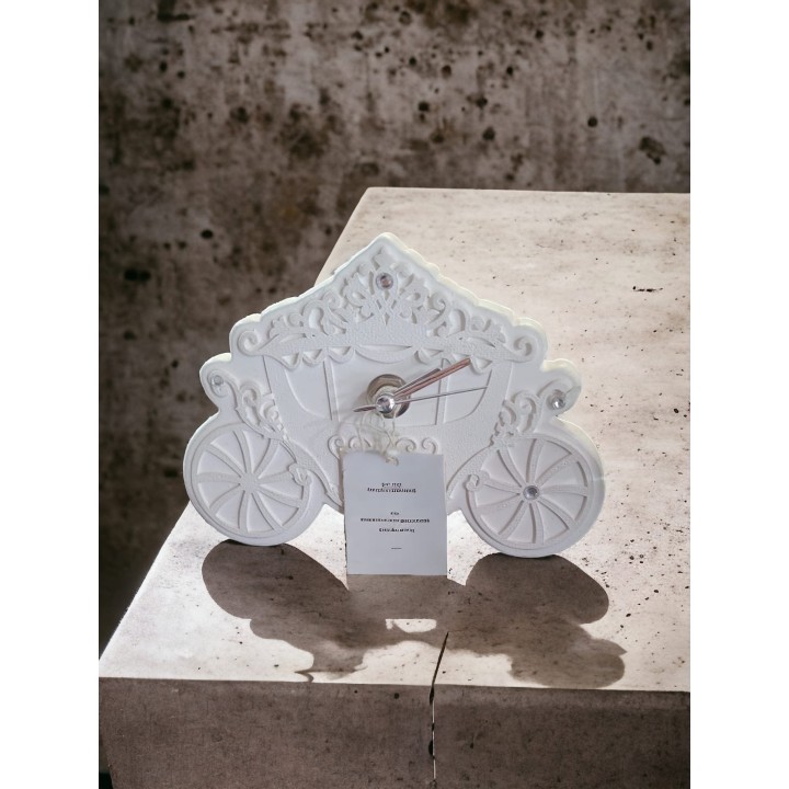 Elena orologio carrozza 14x10 cm | CarinCasa