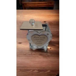 Scatola cuore con coperchio noah design 8x9 cm