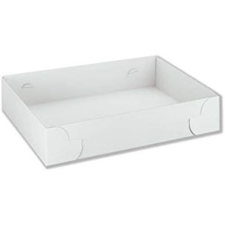 Vassoio bianco eco scotton 50x50x9,5 cm - 500X500X95 mm
