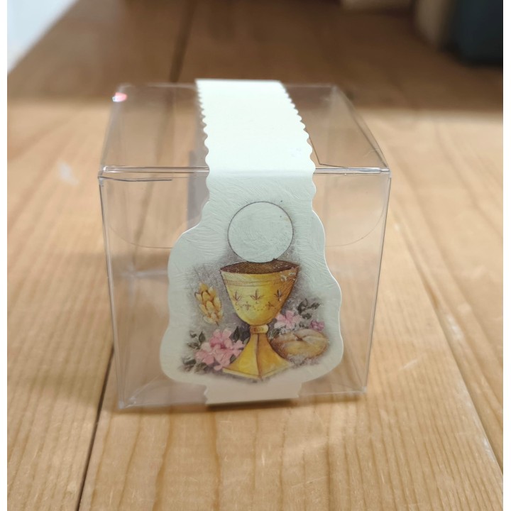 Scatola scotton automatica pvc trasparente 6x6x6 cm…