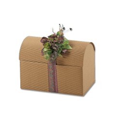 Cofanetto 230x140x145 mm - 23x14x14,5 cm  onda avana