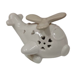 Elicottero porcellana 13x7 cm melograno | CarinCasa