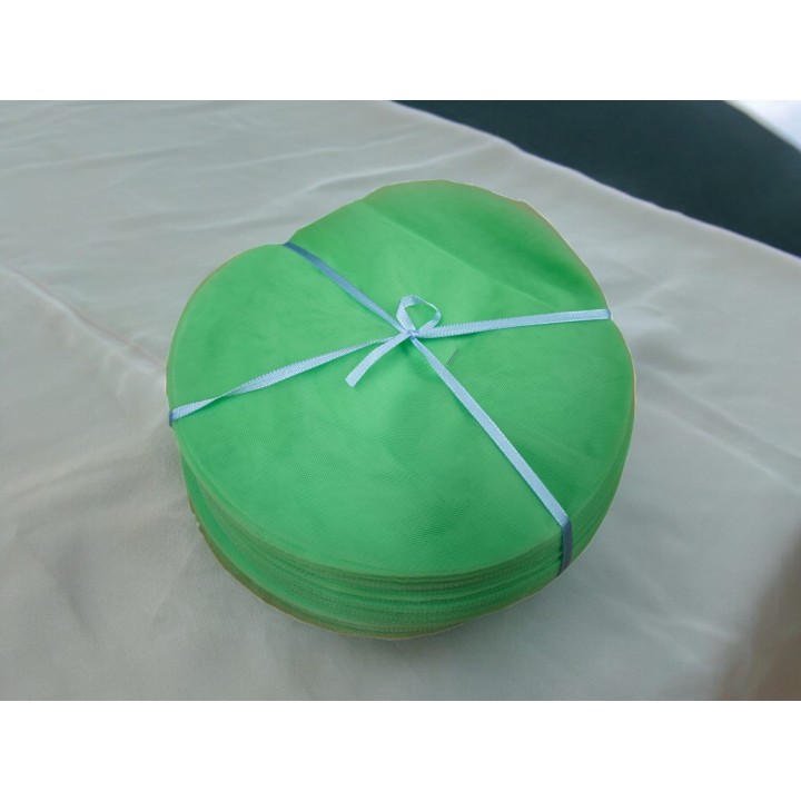 Tulle file' tondo cm 25 verde chiaro ST MILANO | CarinCasa