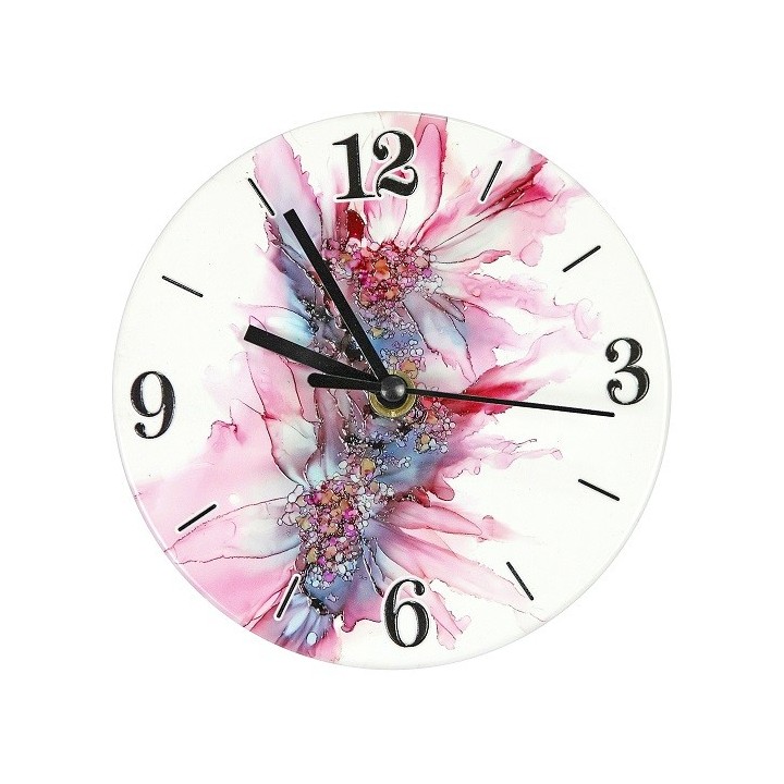 Orologio in ceramica decoro fiori 13 cm con scatola regalo…