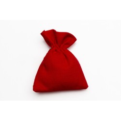 Sacchetto rosso in tessuto