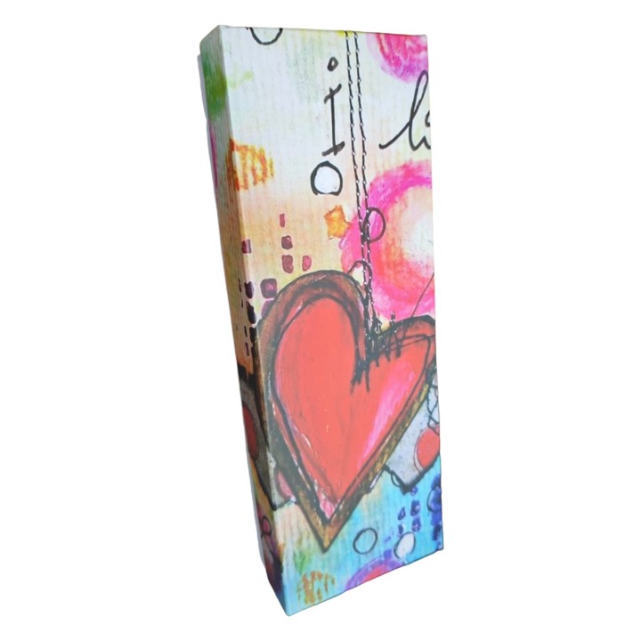 Pala torta decoro cuori 7x27 cm | CarinCasa