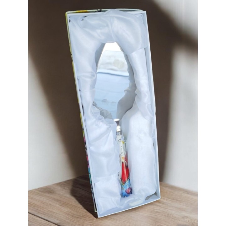 Pala torta decoro cuori 7x27 cm | CarinCasa