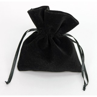 Sacchetto Tessuto 10x12 cm nero | CarinCasa